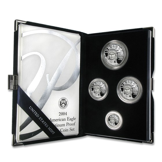 2004-W 4-Coin Proof Platinum American Eagle Set (w/Box & COA) 2004-W 4-Coin Proof Platinum American Eagle Set (w/Box & COA)